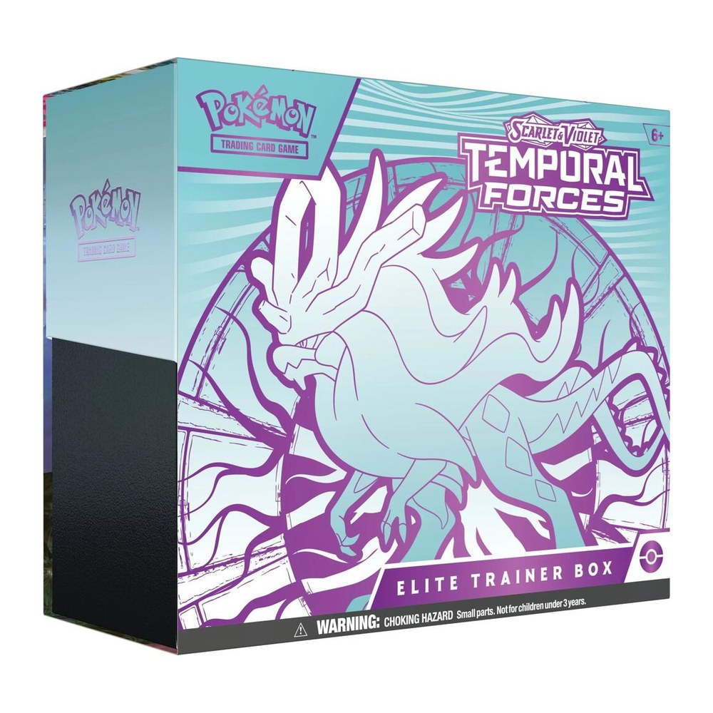 Pokémon TCG Scarlet & Violet Temporal Forces Elite Trainer Box (Walking Wake)