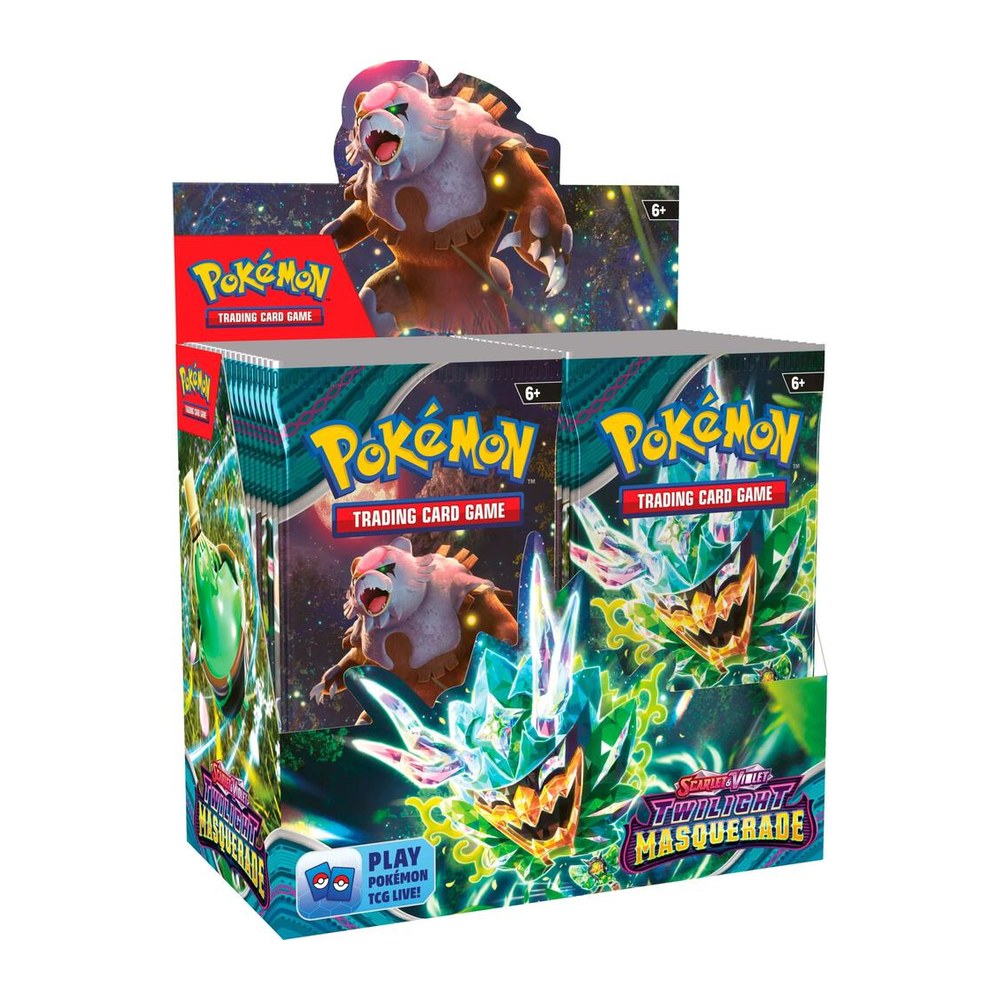 Pokémon TCG Scarlet & Violet Twilight Masquerade Booster Box (36 Packs)