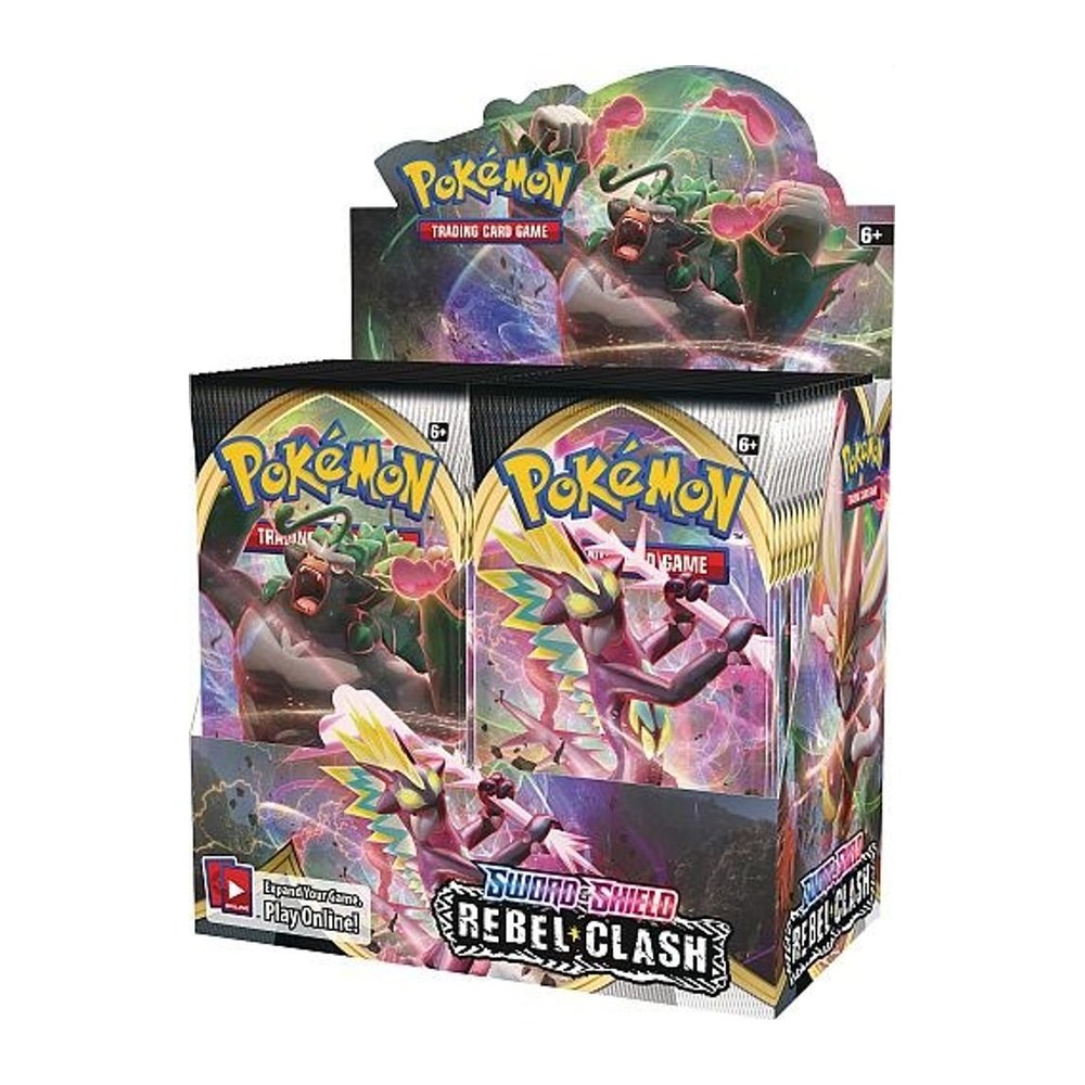 Pokémon TCG Sword & Shield Rebel Clash Booster Box (36 Packs)