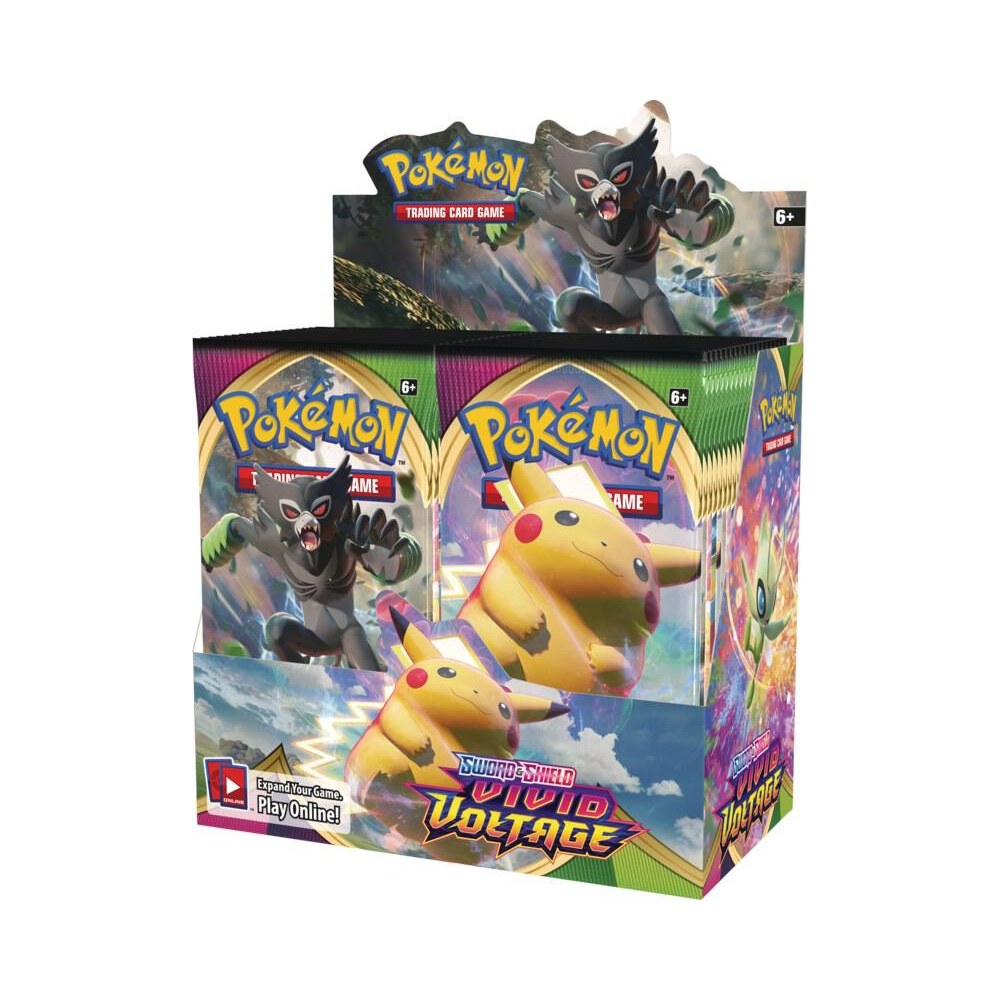 Pokémon TCG Sword & Shield Vivid Voltage Booster Box (36 Packs)