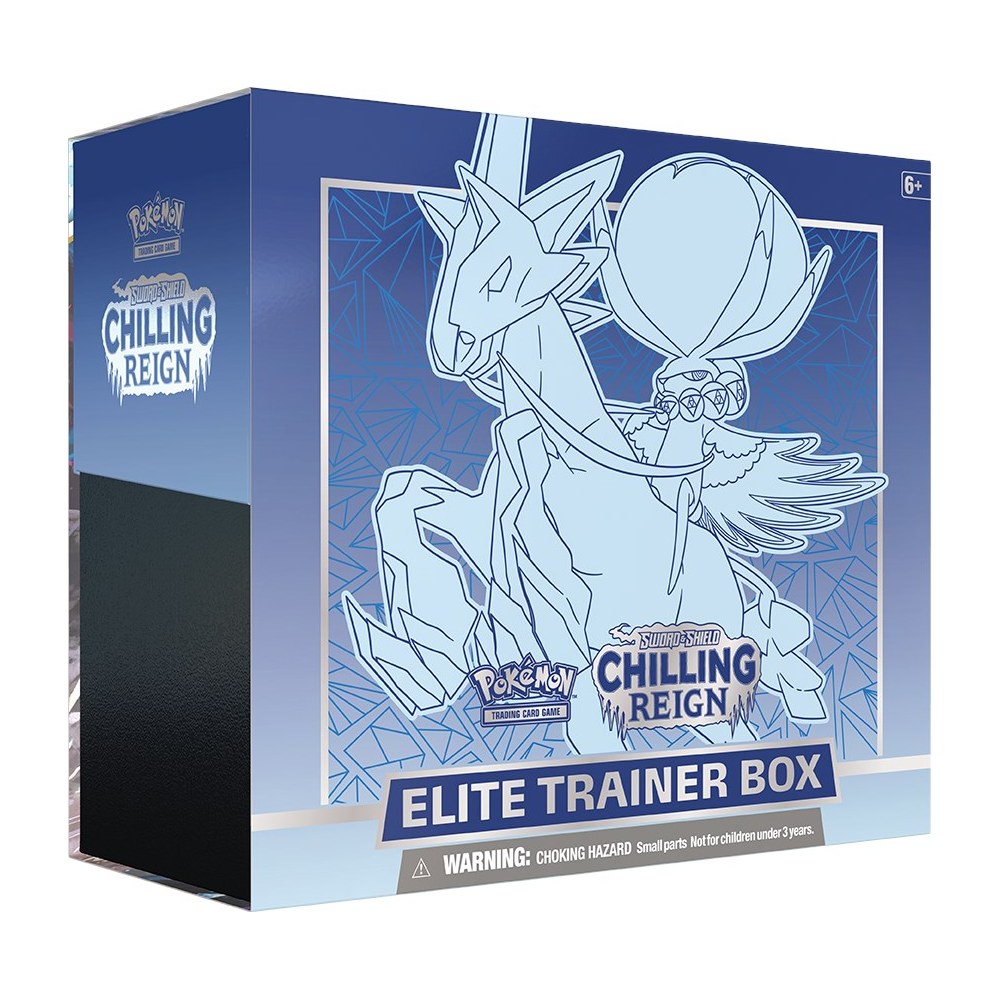 Pokémon TCG Sword & Shield Chilling Reign Elite Trainer Box (Ice Rider Calyrex)
