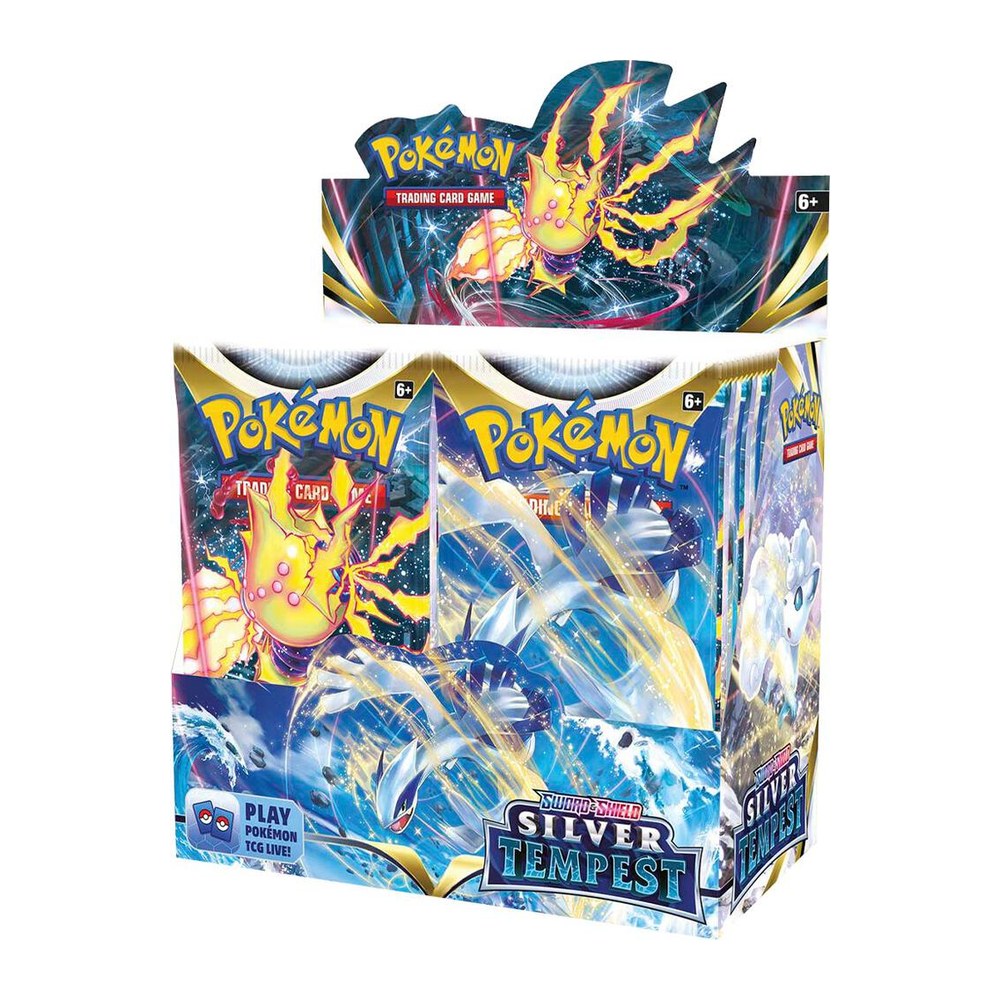 Pokémon TCG Sword & Shield Silver Tempest Booster Box (36 Packs)